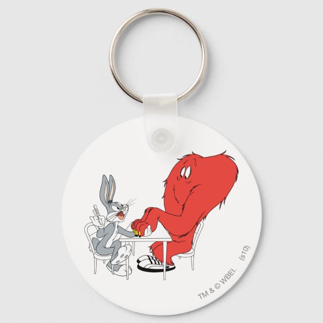 BUGS BUNNY™ and Gossamer Key Ring (Front)