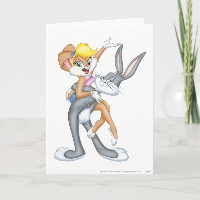 BUGS BUNNY™ and Lola Bunny 2 Card (Front)