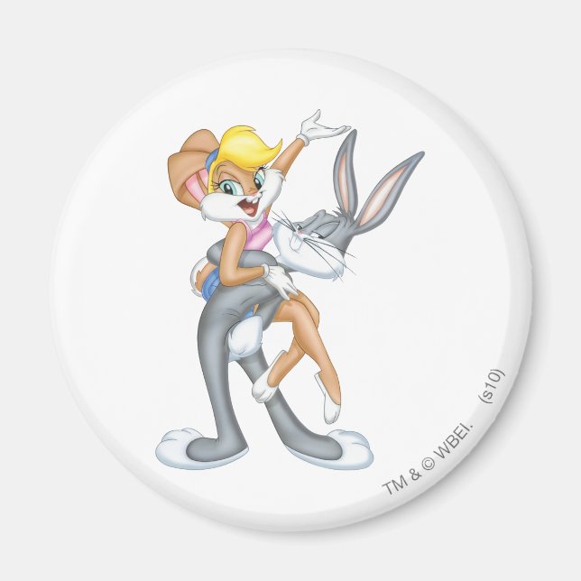 BUGS BUNNY™ and Lola Bunny 2 Magnet (Front)