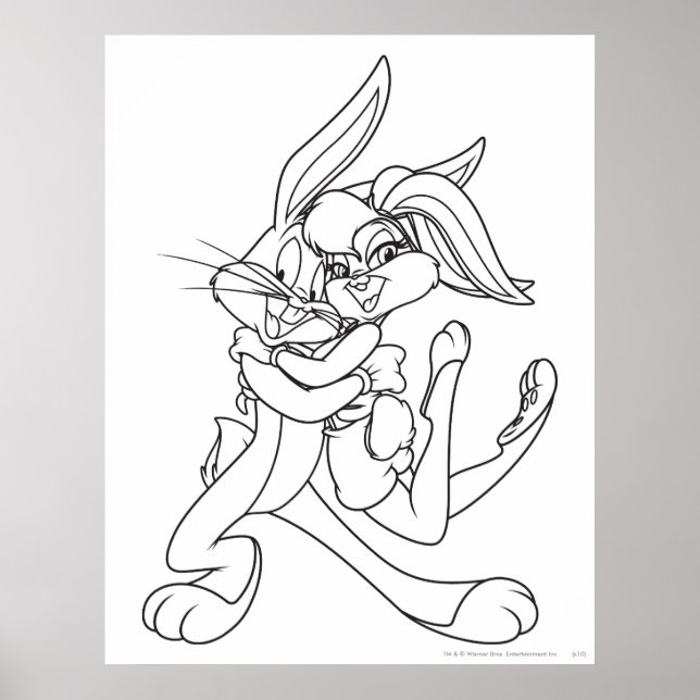 BUGS BUNNY™ and Lola Bunny Poster (Front)