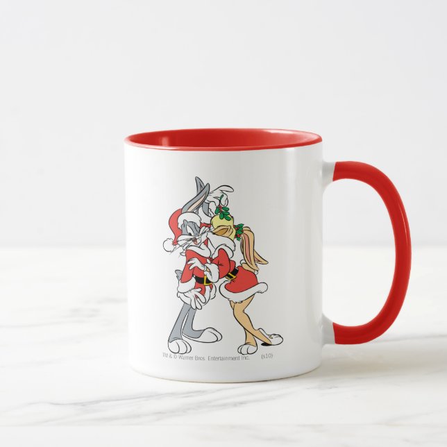 BUGS BUNNY™ and Lola Mistletoe Kiss Mug (Right)