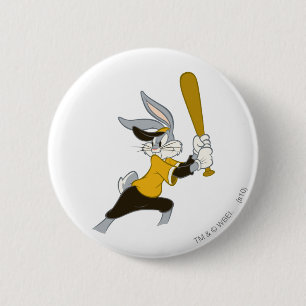 BUGS BUNNY™ Batter's Up 6 Cm Round Badge