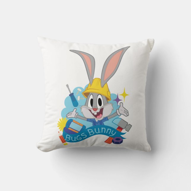 BUGS BUNNY BUILDERS™| BUGS BUNNY™ Character Art Cushion (Front)