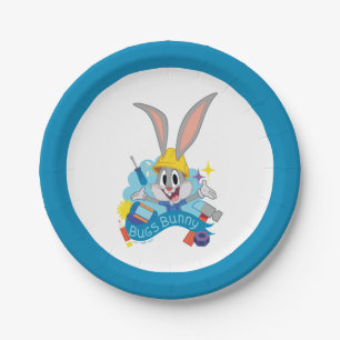 BUGS BUNNY BUILDERS™  BUGS BUNNY™ Character Art Paper Plate