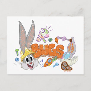 BUGS BUNNY BUILDERS™ BUGS BUNNY™ Sketch Art Postcard