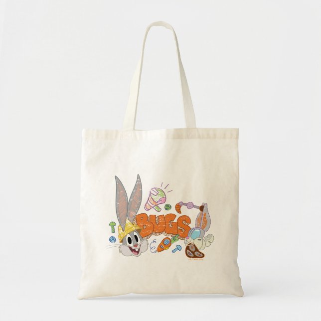 BUGS BUNNY BUILDERS™| BUGS BUNNY™ Sketch Art Tote Bag (Front)