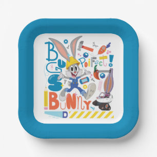 BUGS BUNNY BUILDERS™  BUGS BUNNY™ Work Tools Paper Plate