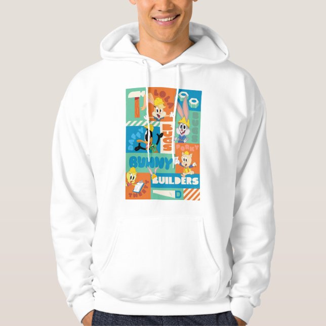 BUGS BUNNY BUILDERS™| Character Grid Pattern Hoodie (Front)