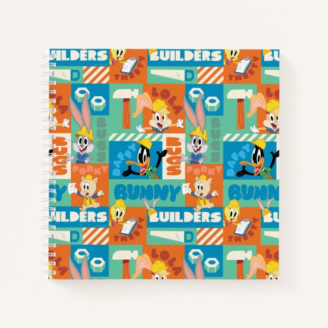 BUGS BUNNY BUILDERS™| Character Grid Pattern Notebook (Front)