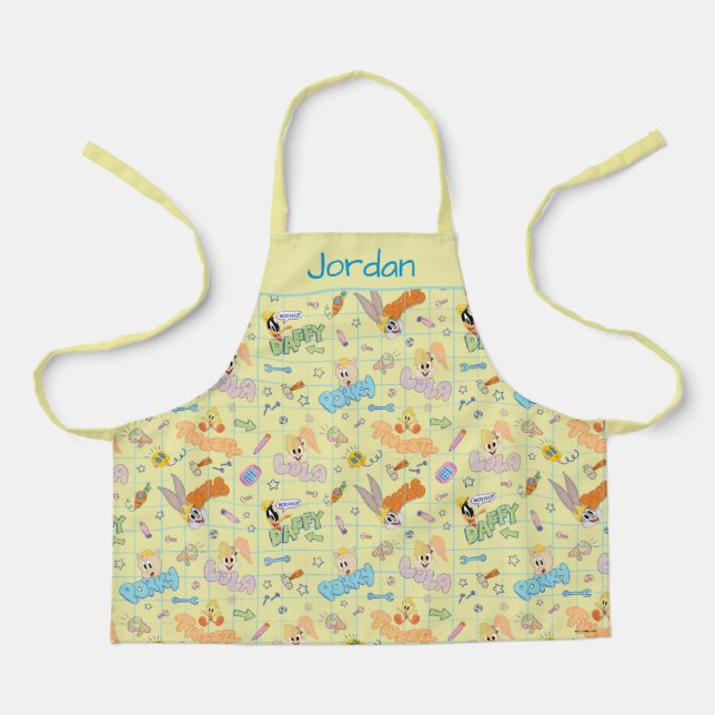 BUGS BUNNY BUILDERS™| Character Sketch Pattern Apron (Front)