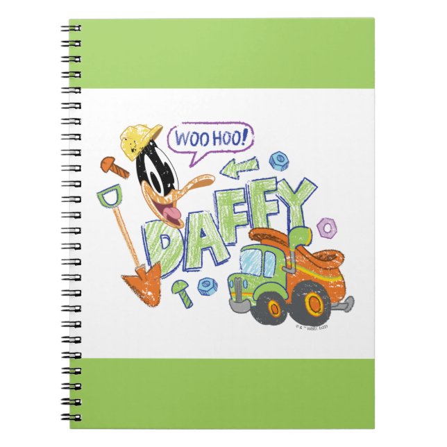 BUGS BUNNY BUILDERS™| DAFFY DUCK™ Sketch Art Notebook (Front)