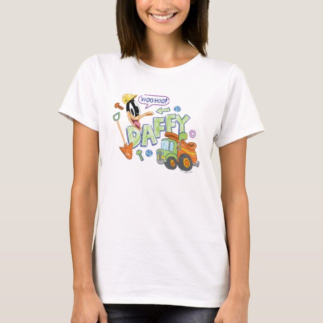 BUGS BUNNY BUILDERS™| DAFFY DUCK™ Sketch Art T-Shirt (Front)