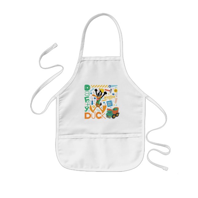 BUGS BUNNY BUILDERS™| DAFFY DUCK™ Work Tools Kids Apron (Front)