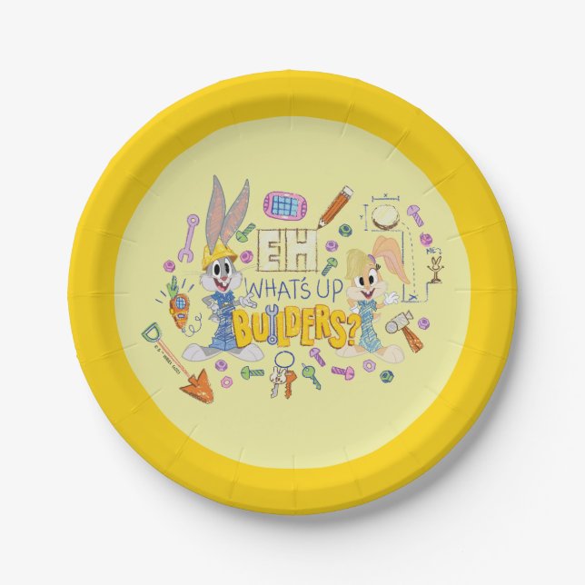 BUGS BUNNY BUILDERS™| Eh, What's Up Builders? Paper Plate (Front)