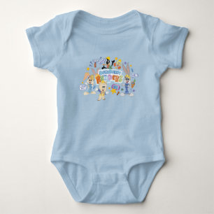 BUGS BUNNY BUILDERS™ Group Sketch Art Baby Bodysuit
