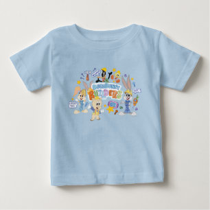 BUGS BUNNY BUILDERS™  Group Sketch Art Baby T-Shirt