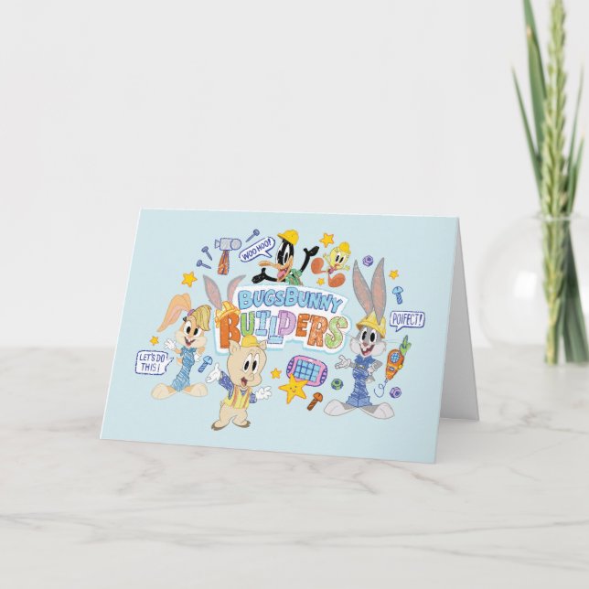 BUGS BUNNY BUILDERS™| Group Sketch Art Card (Front)