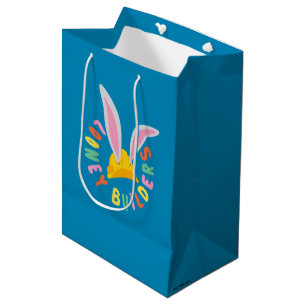 BUGS BUNNY BUILDERS™  Hard Hat Circle Logo Medium Gift Bag