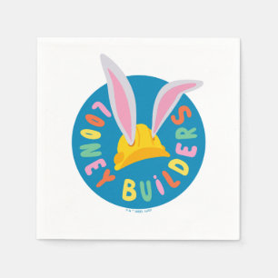 BUGS BUNNY BUILDERS™  Hard Hat Circle Logo Napkin