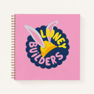 BUGS BUNNY BUILDERS™  Hard Hat Scalloped Logo Notebook