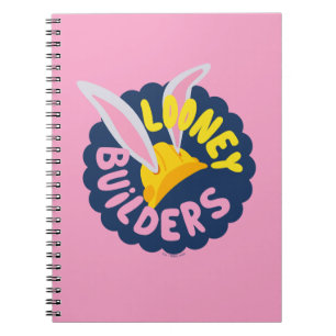 BUGS BUNNY BUILDERS™  Hard Hat Scalloped Logo Notebook