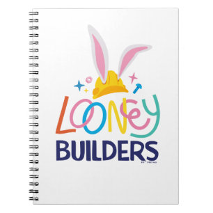 BUGS BUNNY BUILDERS™  Hard Hat Stacked Logo Notebook