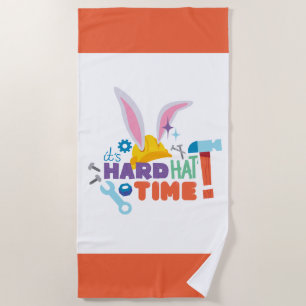 BUGS BUNNY BUILDERS™ It's Hard Hat Time Beach Towel