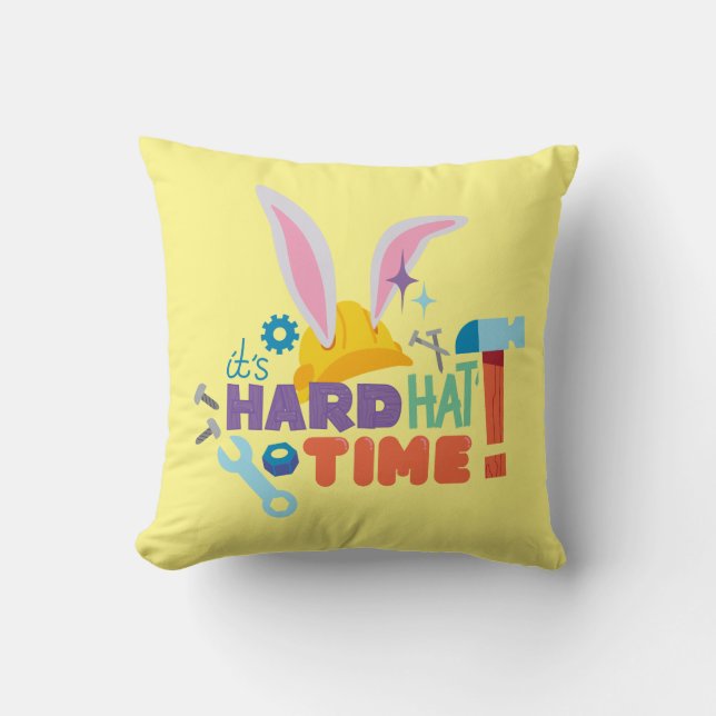 BUGS BUNNY BUILDERS™| It's Hard Hat Time Cushion (Front)