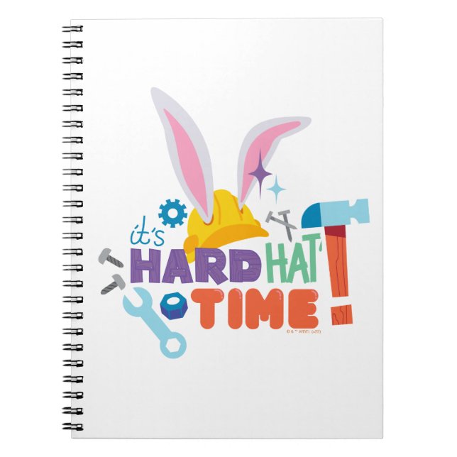 BUGS BUNNY BUILDERS™| It's Hard Hat Time Notebook (Front)