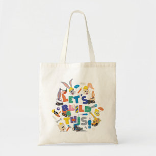 BUGS BUNNY BUILDERS™  "Let's Build This" Collage Tote Bag