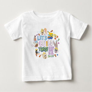 BUGS BUNNY BUILDERS™  "Let's Build This" Sketch Baby T-Shirt