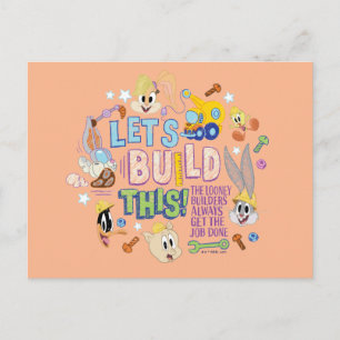 BUGS BUNNY BUILDERS™  "Let's Build This" Sketch Postcard