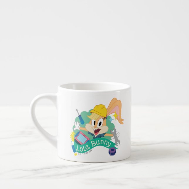 BUGS BUNNY BUILDERS™| Lola Bunny Character Graphic Espresso Cup (Left)