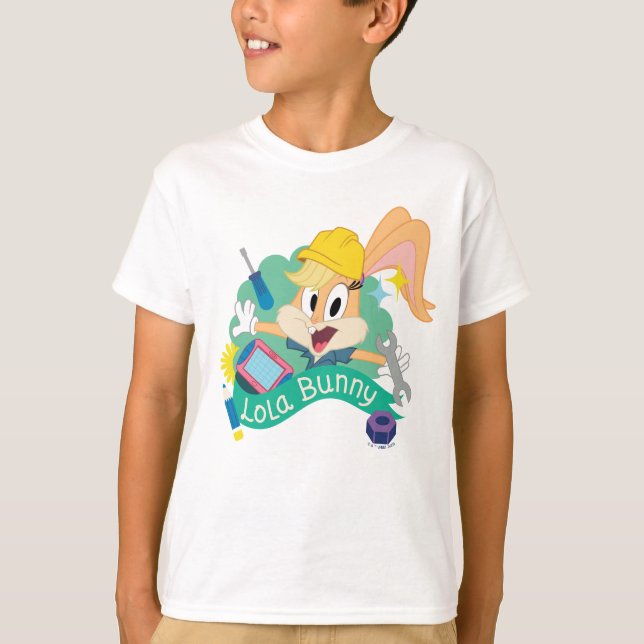 BUGS BUNNY BUILDERS™| Lola Bunny Character Graphic T-Shirt (Front)