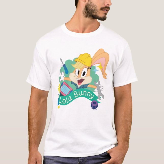 BUGS BUNNY BUILDERS™| Lola Bunny Character Graphic T-Shirt (Front)