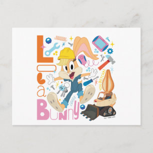 BUGS BUNNY BUILDERS™  Lola Bunny Work Tools Postcard