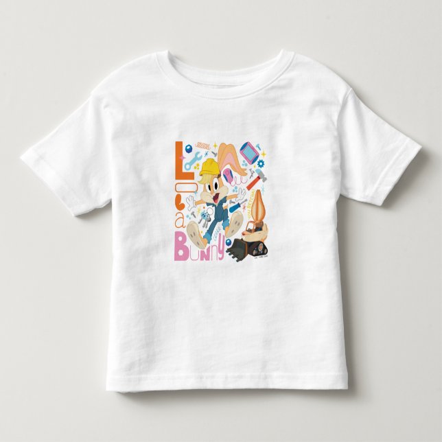 BUGS BUNNY BUILDERS™| Lola Bunny Work Tools Toddler T-Shirt (Front)