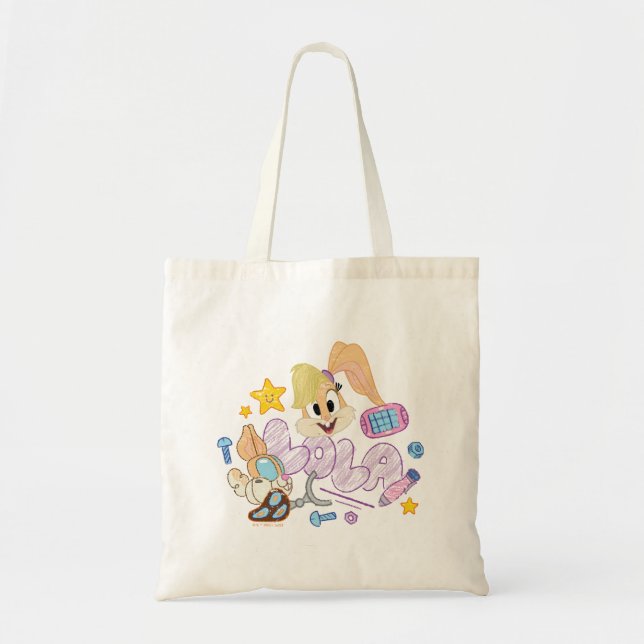 BUGS BUNNY BUILDERS™| Lola Sketch Art Tote Bag (Front)
