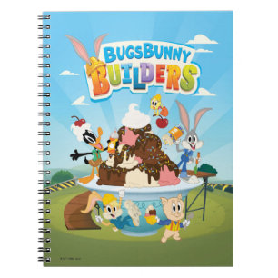 BUGS BUNNY BUILDERS™  Looney Builders Ice Cream Notebook