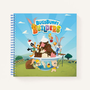 BUGS BUNNY BUILDERS™  Looney Builders Ice Cream Notebook