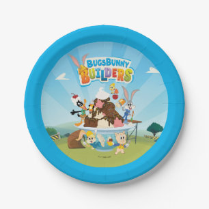 BUGS BUNNY BUILDERS™  Looney Builders Ice Cream Paper Plate