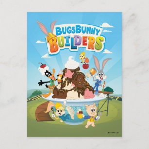 BUGS BUNNY BUILDERS™  Looney Builders Ice Cream Postcard