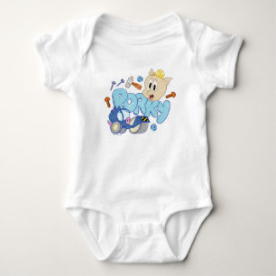 BUGS BUNNY BUILDERS™  Porky Sketch Art Baby Bodysuit