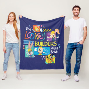 BUGS BUNNY BUILDERS™  The Looney Builders Collage Fleece Blanket
