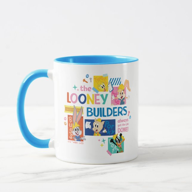 BUGS BUNNY BUILDERS™| The Looney Builders Collage Mug (Left)