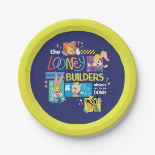 BUGS BUNNY BUILDERS™  The Looney Builders Collage Paper Plate