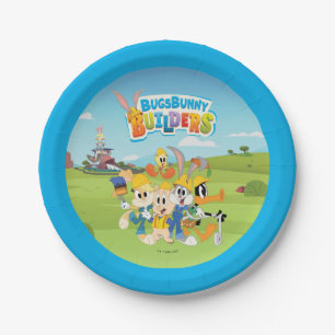 BUGS BUNNY BUILDERS™  The Looney Builders Group Paper Plate