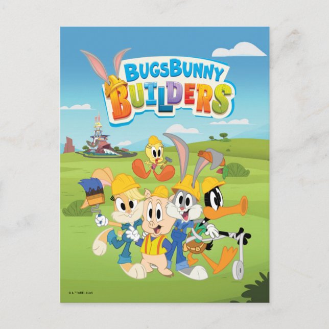 BUGS BUNNY BUILDERS™| The Looney Builders Group Postcard (Front)