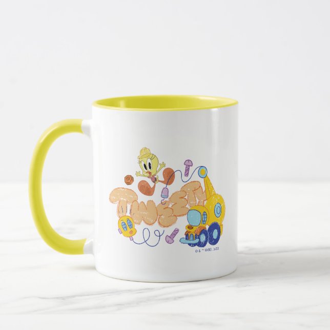 BUGS BUNNY BUILDERS™| TWEETY™ Sketch Art Mug (Left)