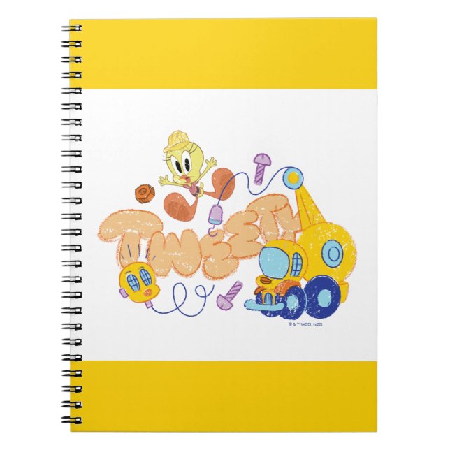 BUGS BUNNY BUILDERS™| TWEETY™ Sketch Art Notebook (Front)